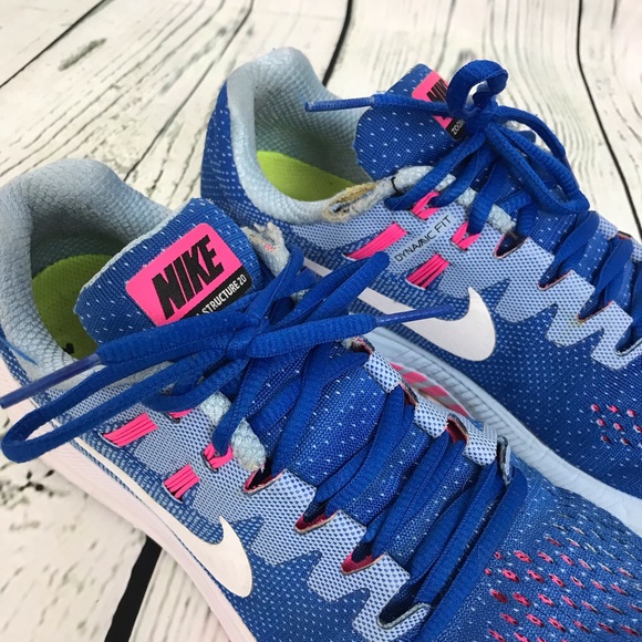 Nike air Zoom structure women’s running  blue 8.5 - Picture 6 of 8